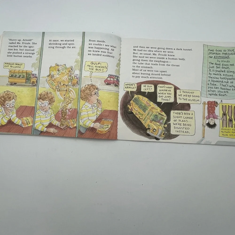 The Magic School Bus Inside the Human Body Joanna Cole Scholastic 1989 Paperback